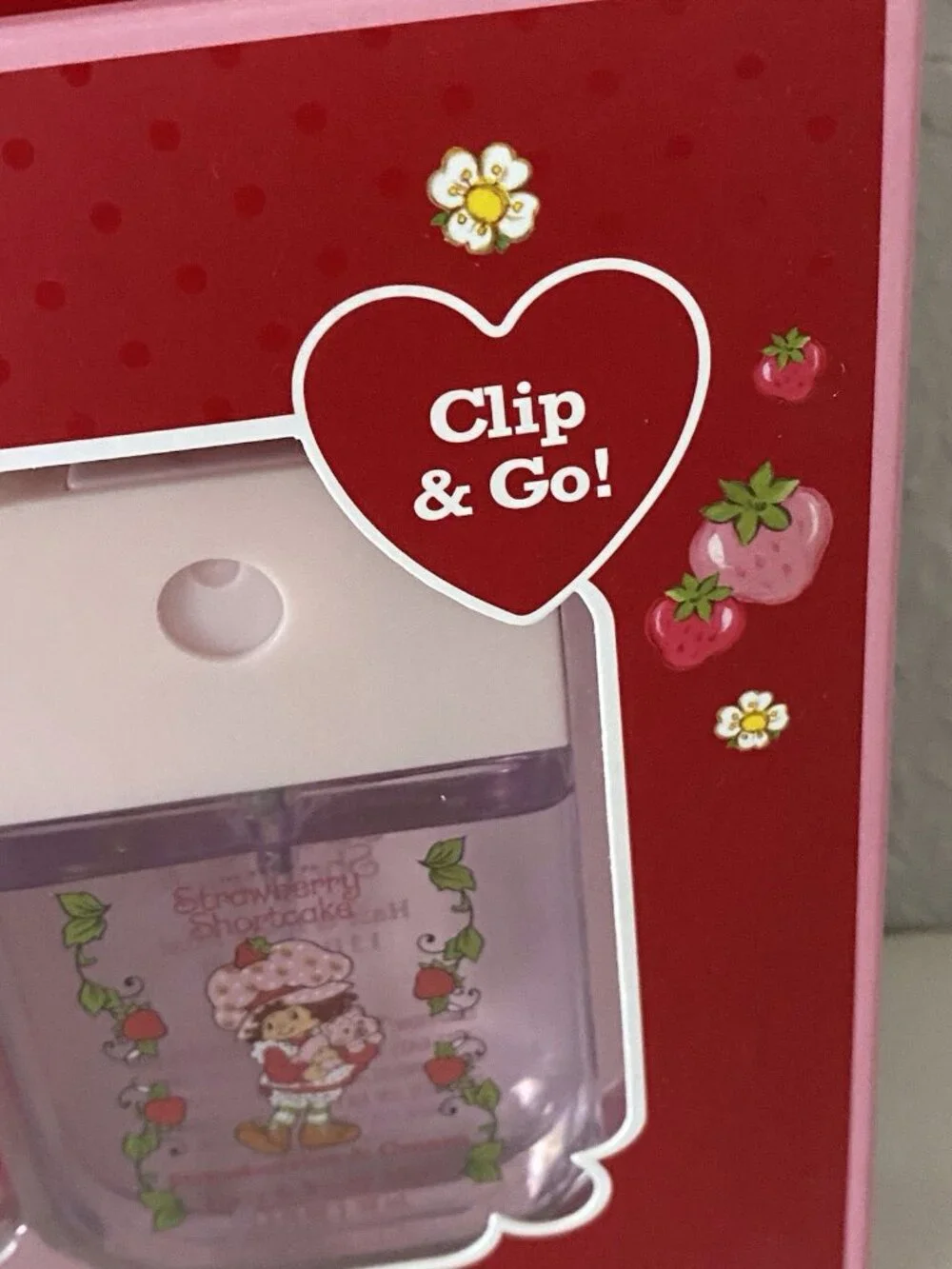 Set Of 3 Strawberry Shortcake Hair & Body Mist Clip & Go 1.3 fl oz Fresh NEW